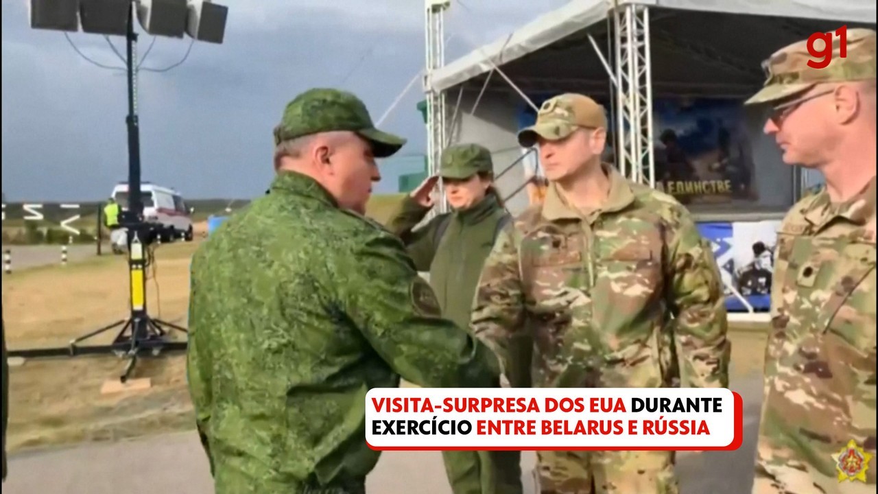 Militares dos EUA fazem visita-surpresa a Belarus, aliada da Rússia, para monitorar testes das forças russas