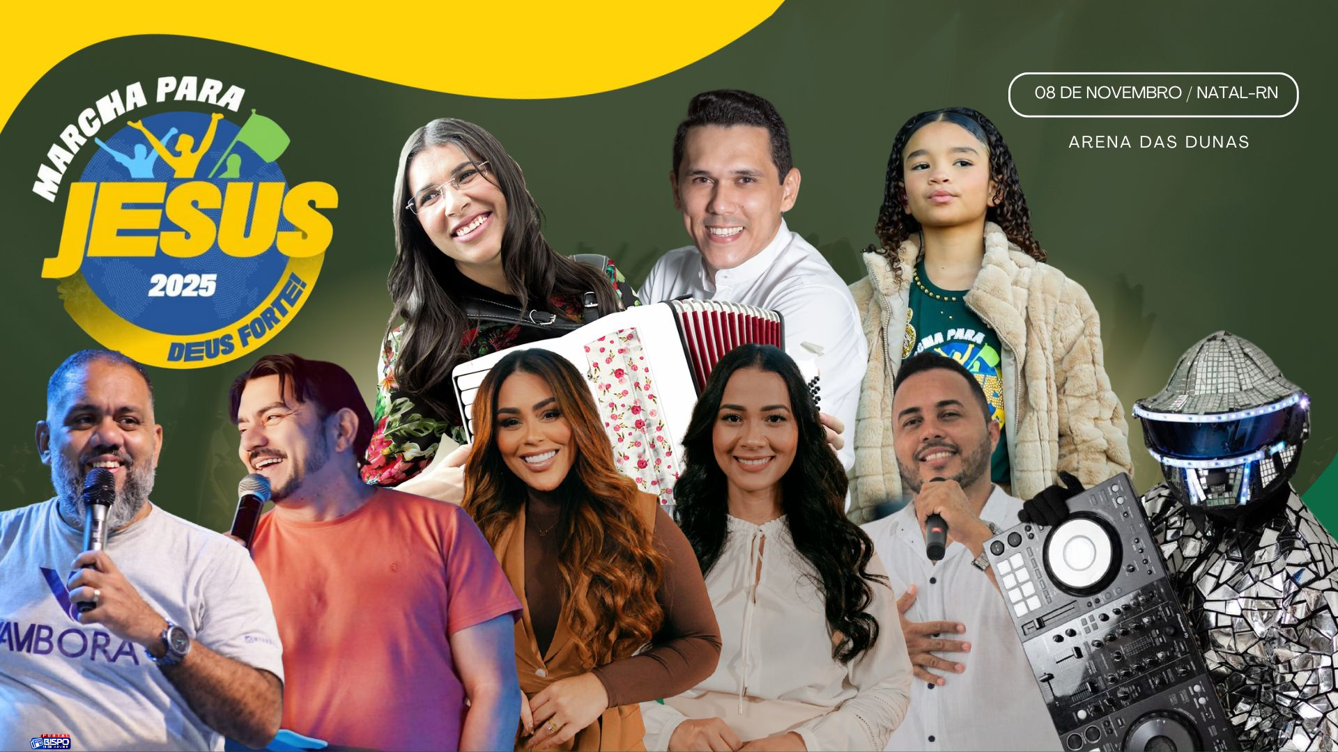 Marcha para Jesus 2025: Natal se prepara para o maior ato de fé, adoração e solidariedade do RN